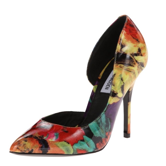 Steve‎ Madden Women's Groovi, Floral Multi Size 8 - Picture 5 of 15